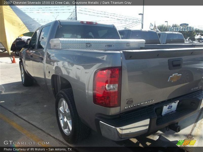 Graystone Metallic / Dark Titanium Gray 2007 Chevrolet Silverado 1500 LS Crew Cab