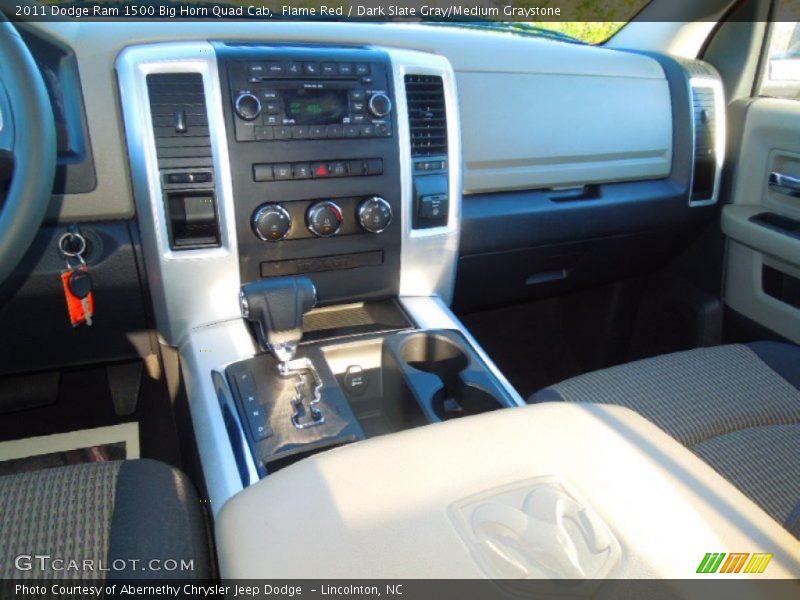 Flame Red / Dark Slate Gray/Medium Graystone 2011 Dodge Ram 1500 Big Horn Quad Cab