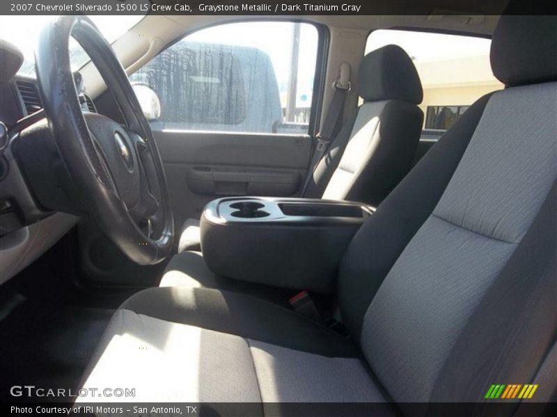 Graystone Metallic / Dark Titanium Gray 2007 Chevrolet Silverado 1500 LS Crew Cab