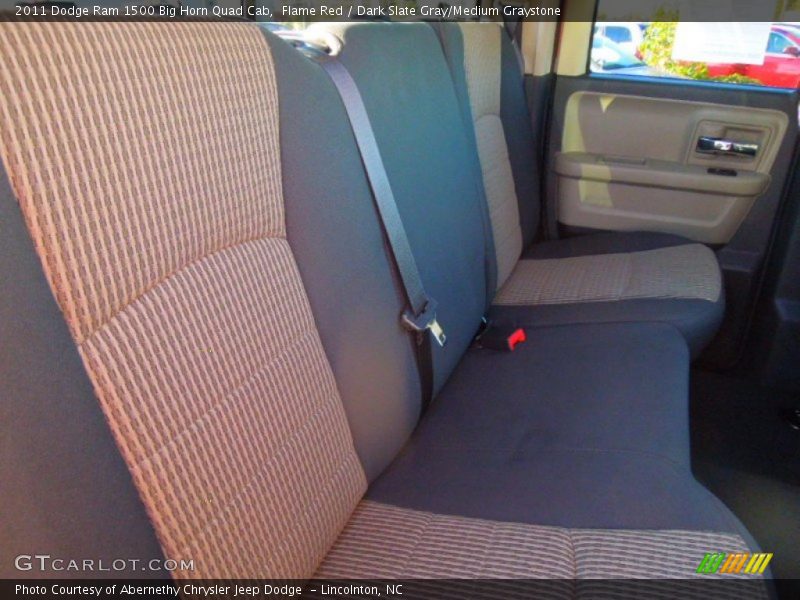 Flame Red / Dark Slate Gray/Medium Graystone 2011 Dodge Ram 1500 Big Horn Quad Cab