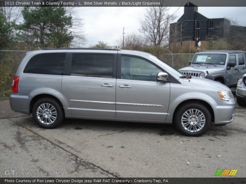 Billet Silver Metallic / Black/Light Graystone 2013 Chrysler Town & Country Touring - L
