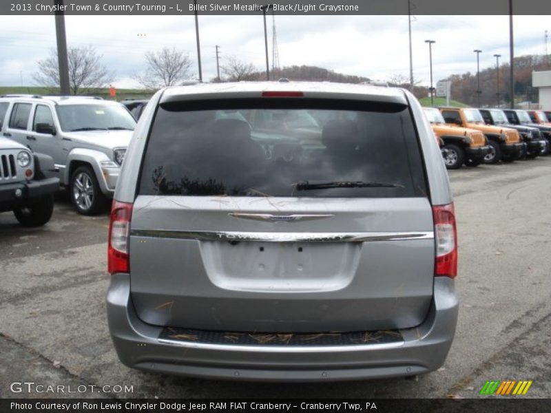 Billet Silver Metallic / Black/Light Graystone 2013 Chrysler Town & Country Touring - L