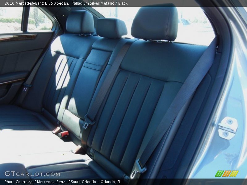 Palladium Silver Metallic / Black 2010 Mercedes-Benz E 550 Sedan