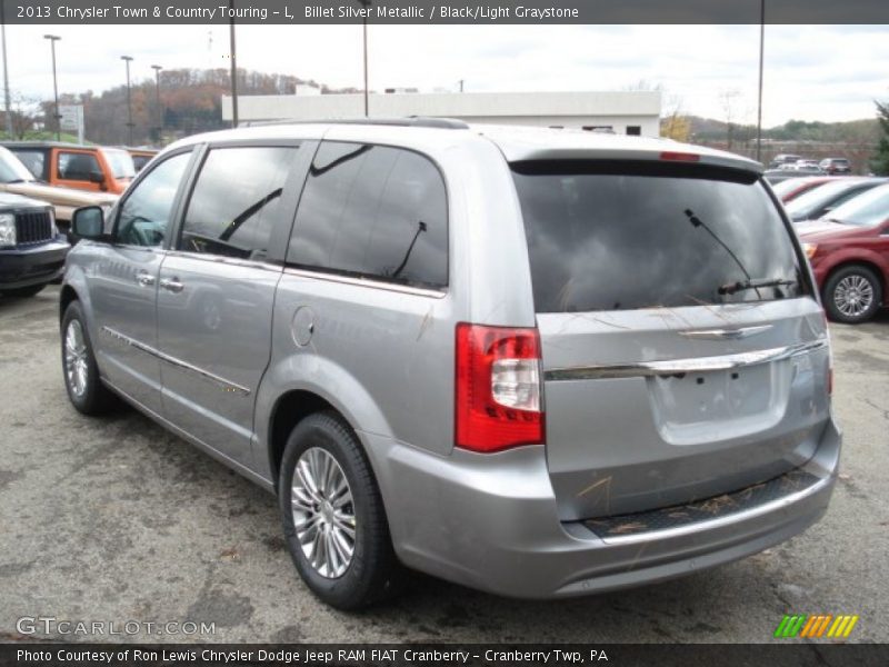 Billet Silver Metallic / Black/Light Graystone 2013 Chrysler Town & Country Touring - L