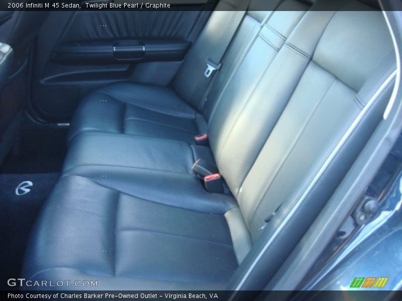 Twilight Blue Pearl / Graphite 2006 Infiniti M 45 Sedan