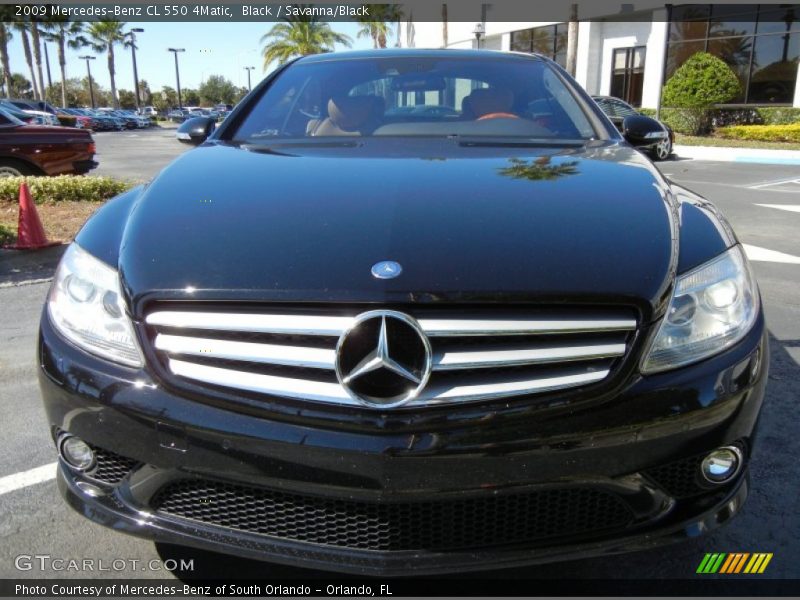 Black / Savanna/Black 2009 Mercedes-Benz CL 550 4Matic