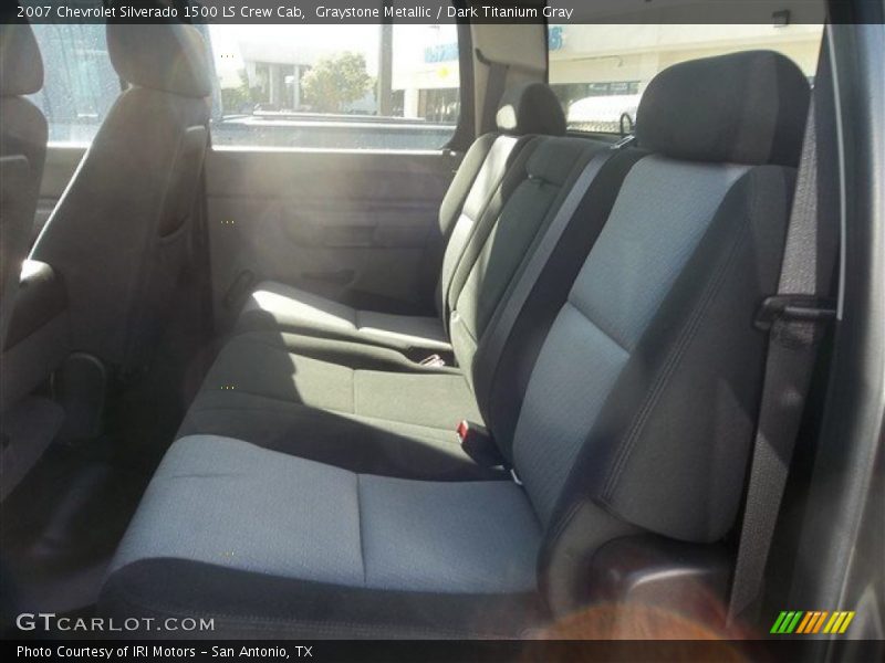 Graystone Metallic / Dark Titanium Gray 2007 Chevrolet Silverado 1500 LS Crew Cab