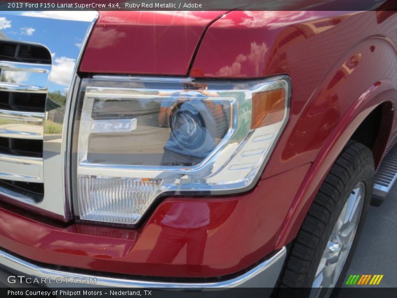 Ruby Red Metallic / Adobe 2013 Ford F150 Lariat SuperCrew 4x4