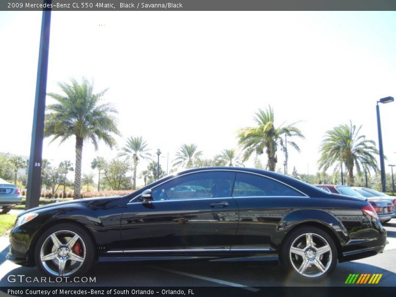 Black / Savanna/Black 2009 Mercedes-Benz CL 550 4Matic