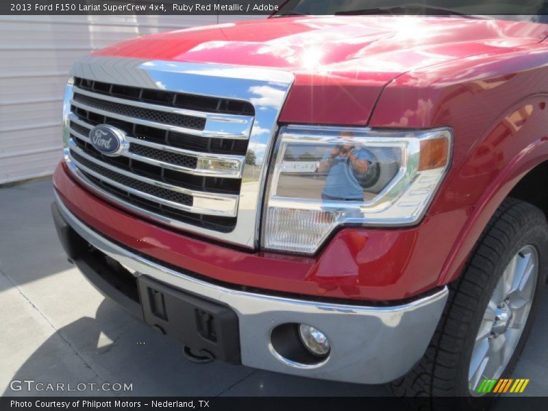 Ruby Red Metallic / Adobe 2013 Ford F150 Lariat SuperCrew 4x4