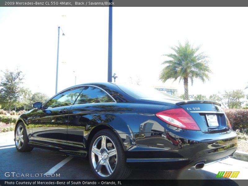Black / Savanna/Black 2009 Mercedes-Benz CL 550 4Matic