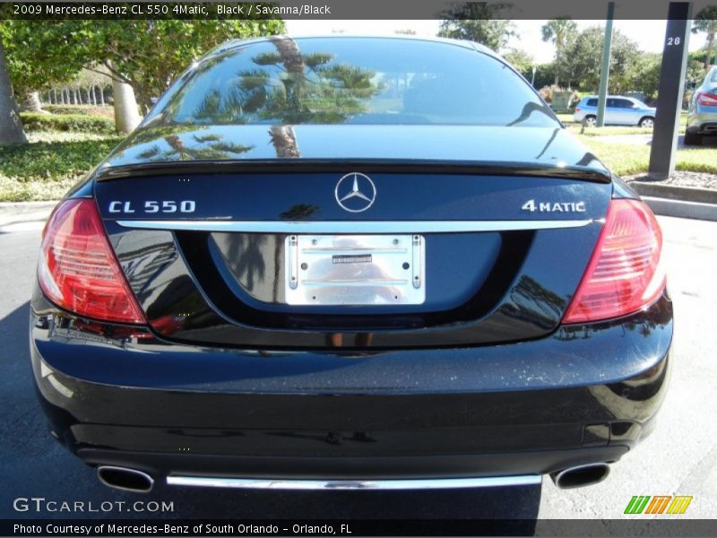 Black / Savanna/Black 2009 Mercedes-Benz CL 550 4Matic