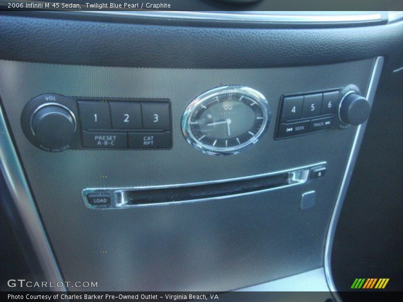 Twilight Blue Pearl / Graphite 2006 Infiniti M 45 Sedan