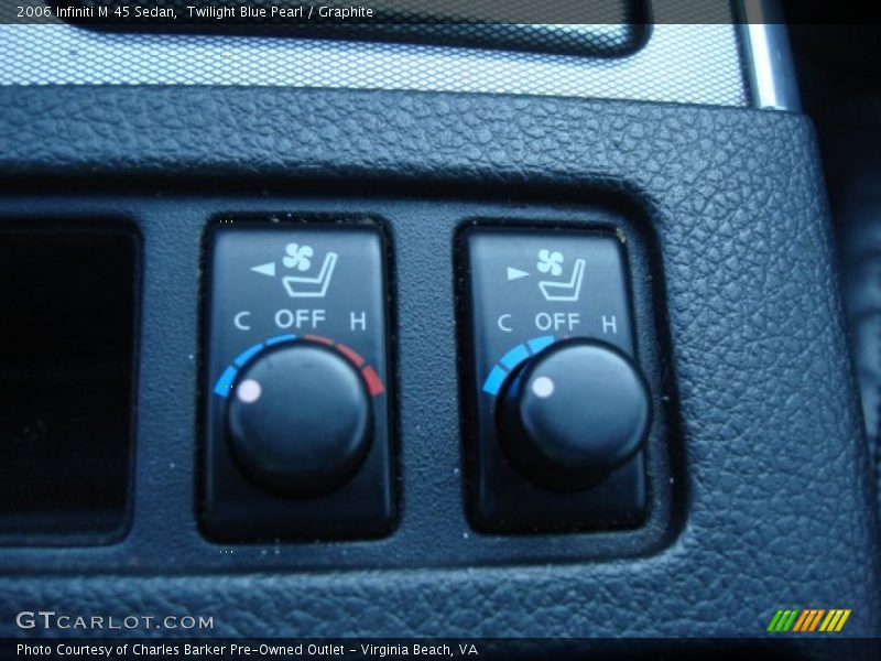 Twilight Blue Pearl / Graphite 2006 Infiniti M 45 Sedan