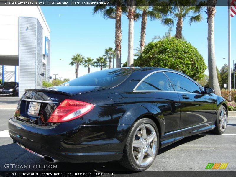 Black / Savanna/Black 2009 Mercedes-Benz CL 550 4Matic