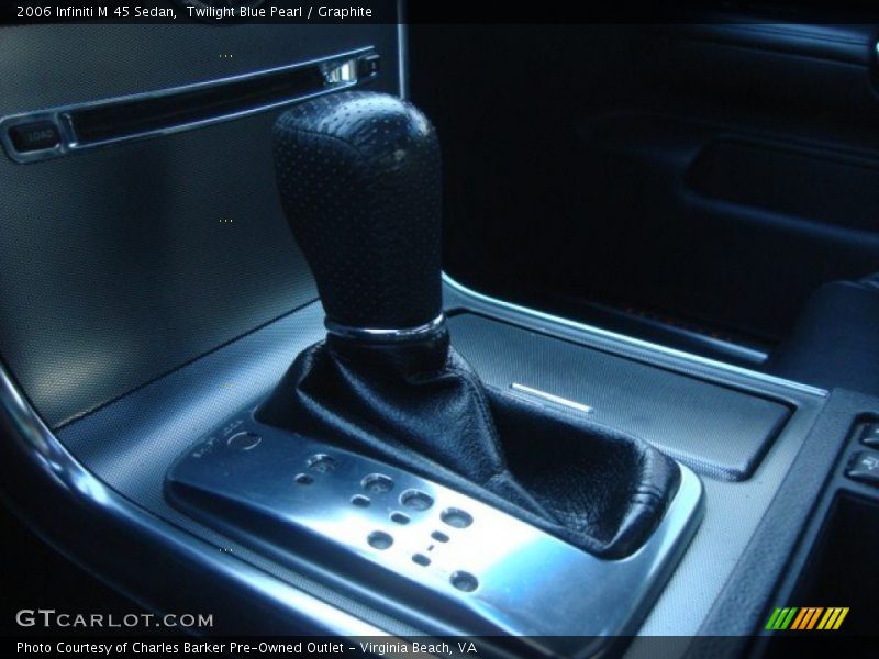 Twilight Blue Pearl / Graphite 2006 Infiniti M 45 Sedan