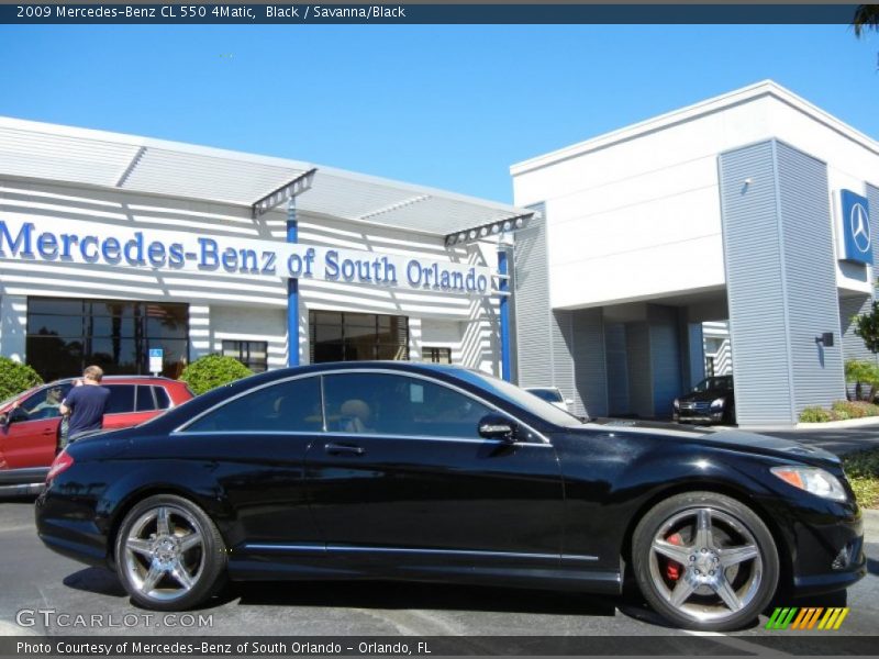 Black / Savanna/Black 2009 Mercedes-Benz CL 550 4Matic