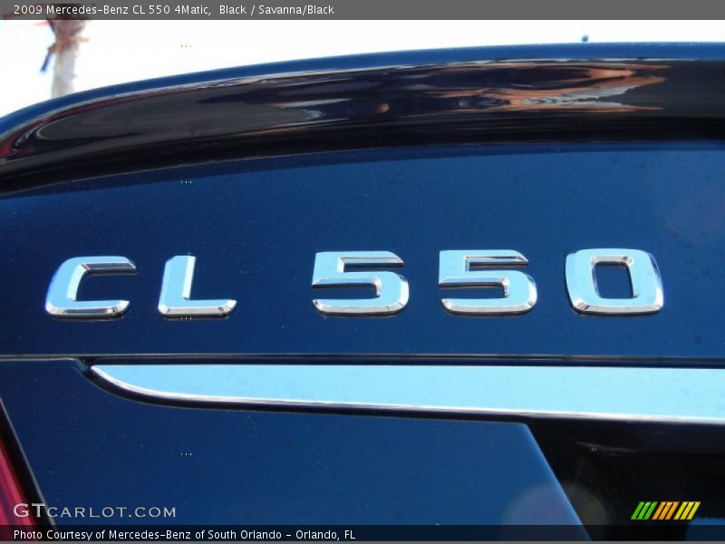 Black / Savanna/Black 2009 Mercedes-Benz CL 550 4Matic