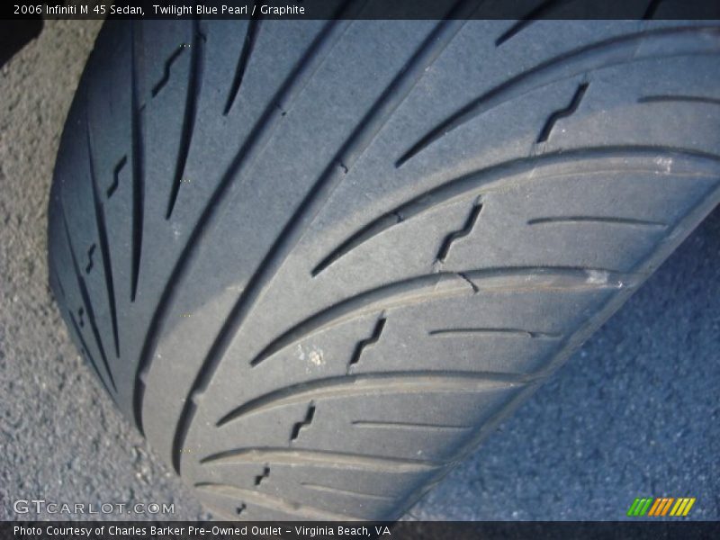 Twilight Blue Pearl / Graphite 2006 Infiniti M 45 Sedan