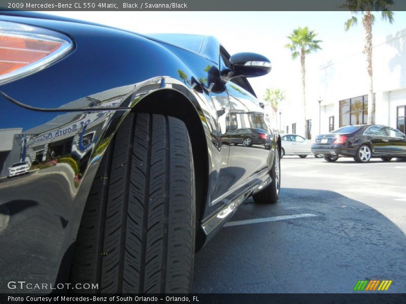Black / Savanna/Black 2009 Mercedes-Benz CL 550 4Matic