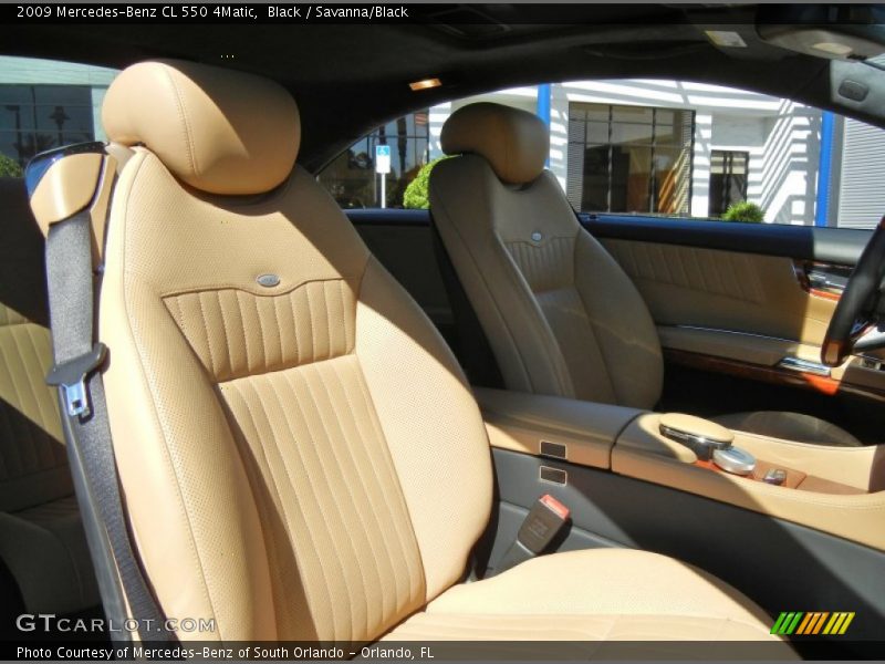 Black / Savanna/Black 2009 Mercedes-Benz CL 550 4Matic