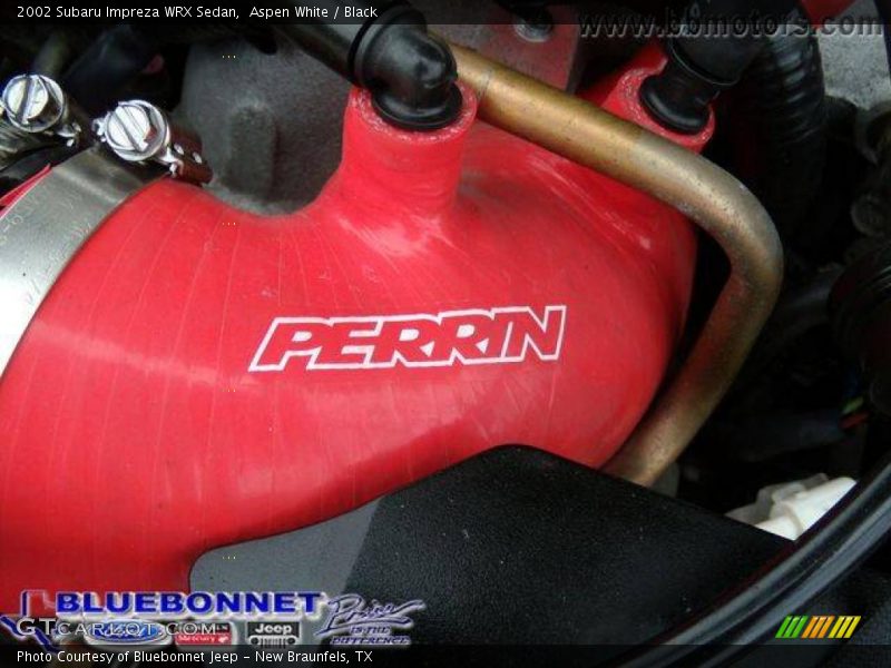 Aspen White / Black 2002 Subaru Impreza WRX Sedan