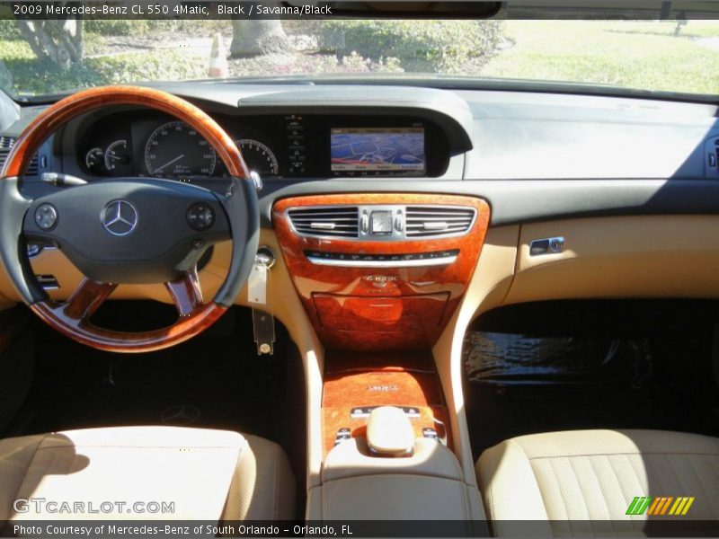 Black / Savanna/Black 2009 Mercedes-Benz CL 550 4Matic