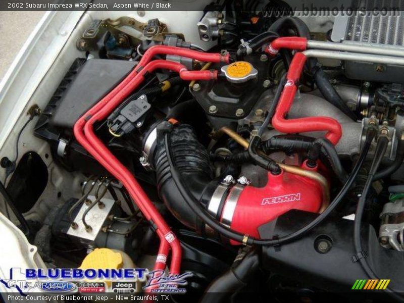 Aspen White / Black 2002 Subaru Impreza WRX Sedan