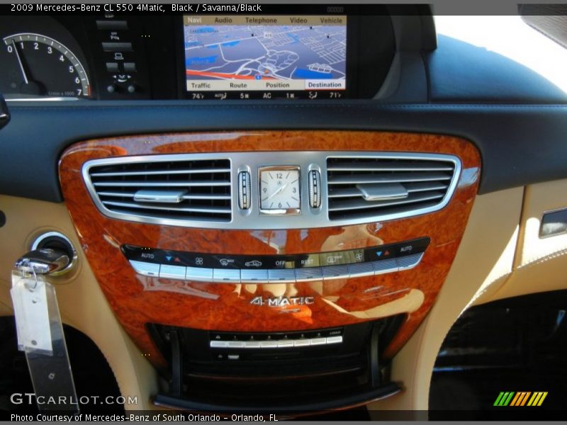 Black / Savanna/Black 2009 Mercedes-Benz CL 550 4Matic
