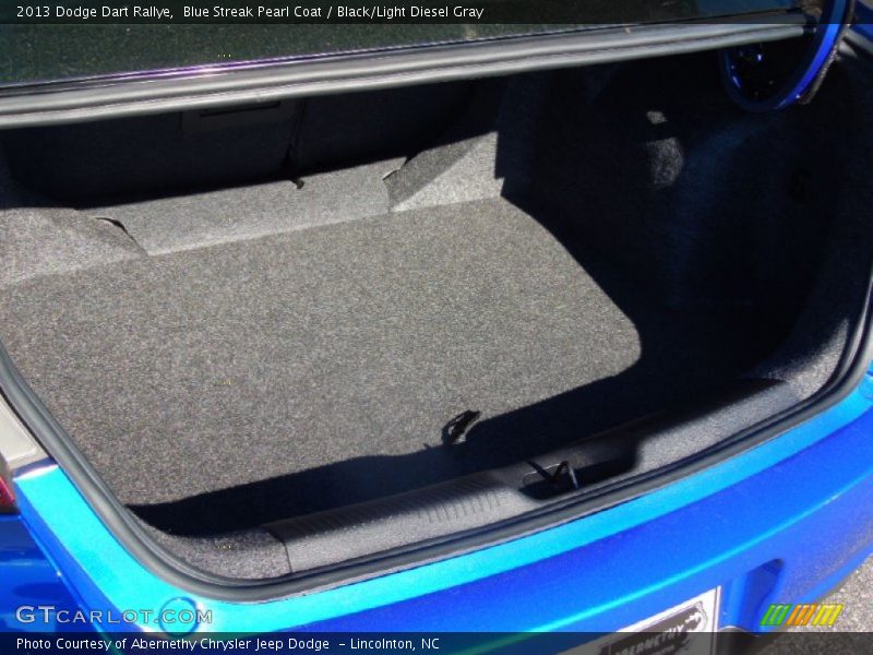 Blue Streak Pearl Coat / Black/Light Diesel Gray 2013 Dodge Dart Rallye