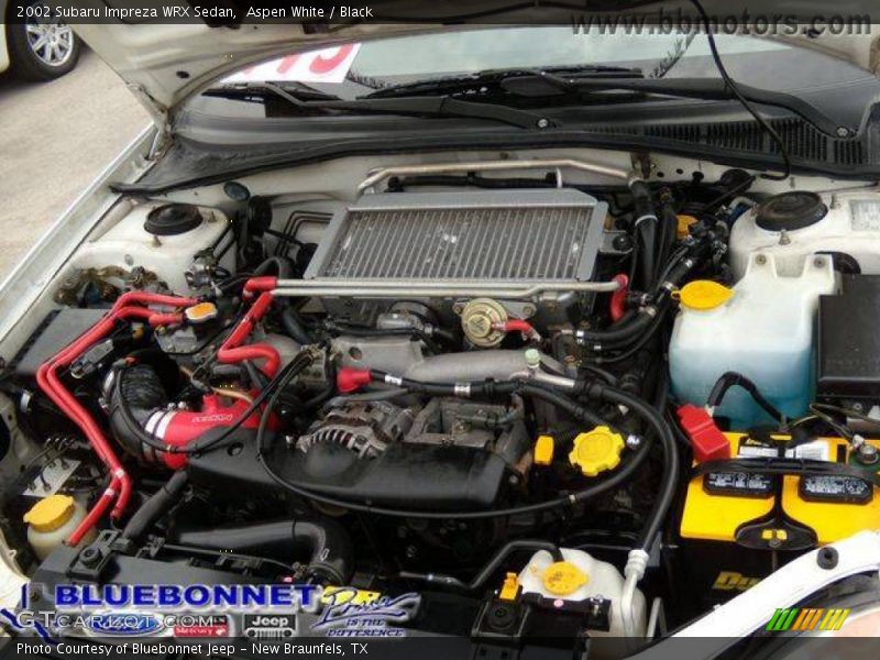 Aspen White / Black 2002 Subaru Impreza WRX Sedan