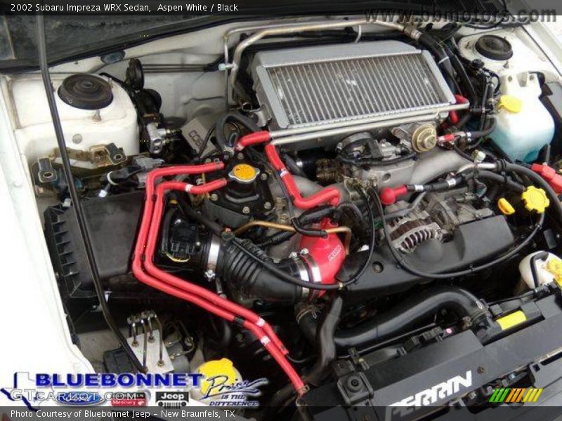 Aspen White / Black 2002 Subaru Impreza WRX Sedan
