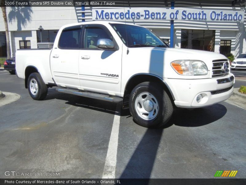 Natural White / Taupe 2006 Toyota Tundra SR5 Double Cab