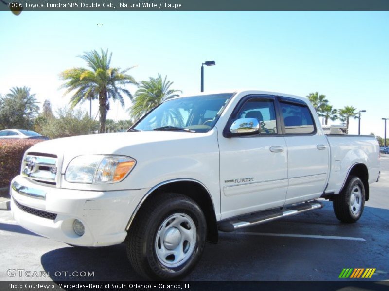 Natural White / Taupe 2006 Toyota Tundra SR5 Double Cab