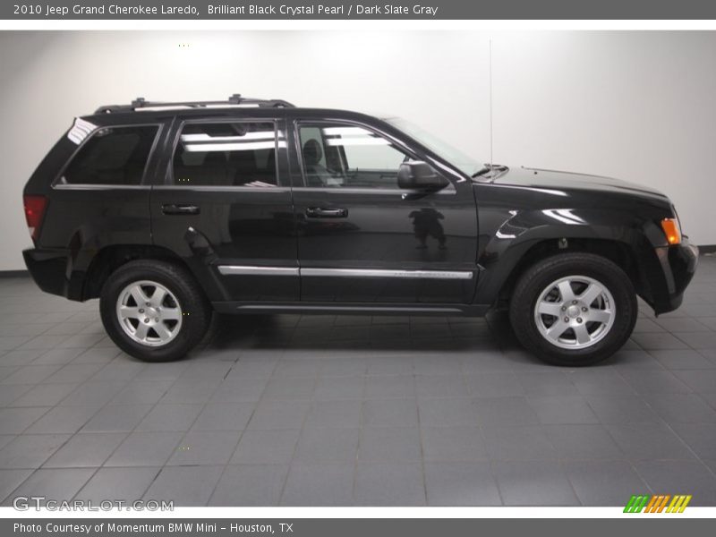 Brilliant Black Crystal Pearl / Dark Slate Gray 2010 Jeep Grand Cherokee Laredo
