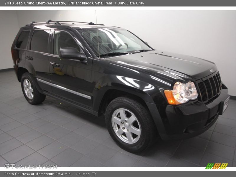 Brilliant Black Crystal Pearl / Dark Slate Gray 2010 Jeep Grand Cherokee Laredo