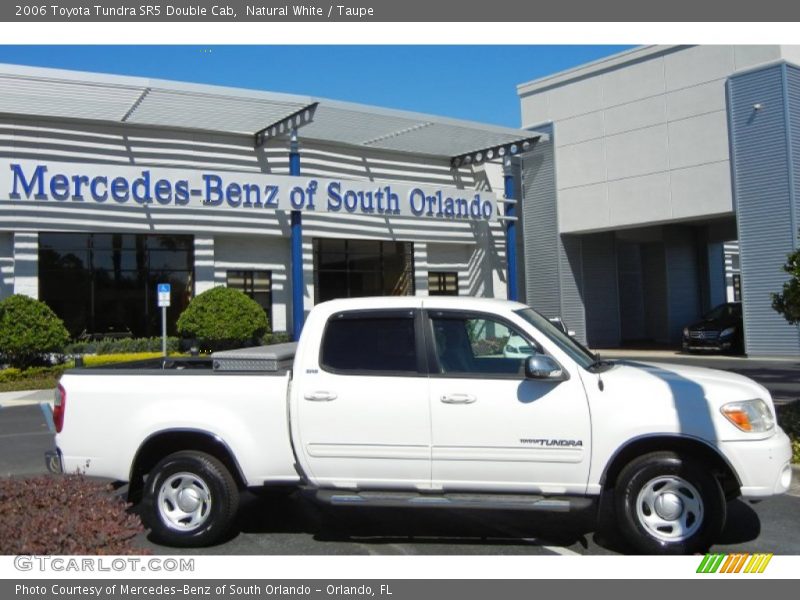 Natural White / Taupe 2006 Toyota Tundra SR5 Double Cab