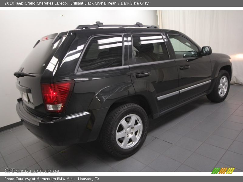 Brilliant Black Crystal Pearl / Dark Slate Gray 2010 Jeep Grand Cherokee Laredo