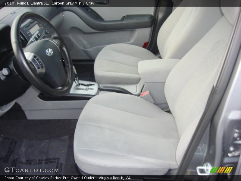 Carbon Gray Mist / Gray 2010 Hyundai Elantra SE