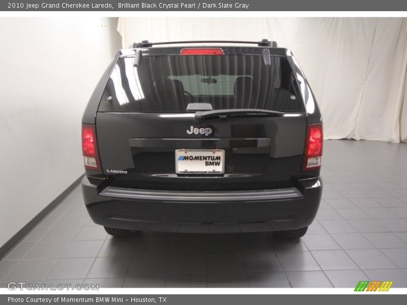 Brilliant Black Crystal Pearl / Dark Slate Gray 2010 Jeep Grand Cherokee Laredo