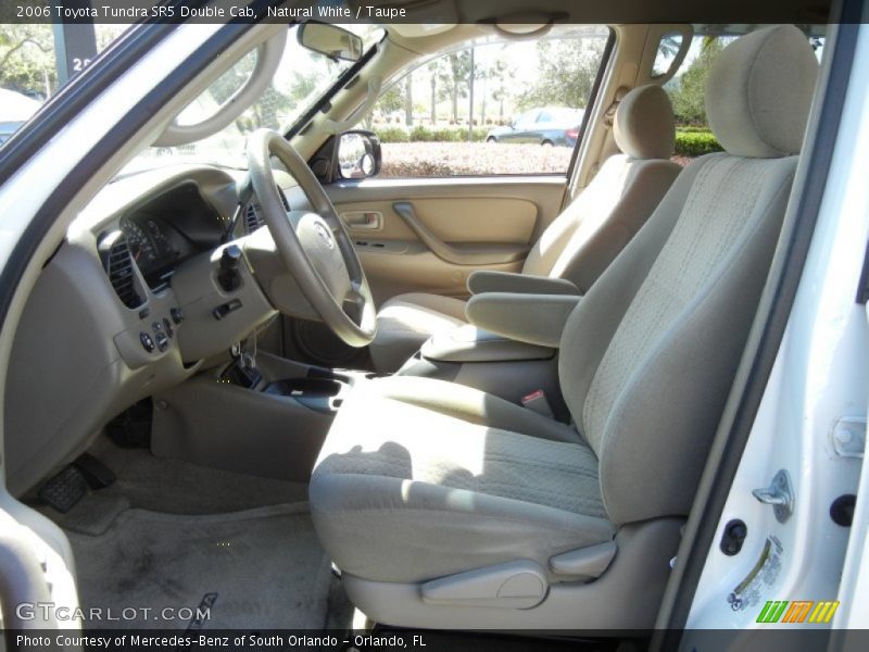 Natural White / Taupe 2006 Toyota Tundra SR5 Double Cab