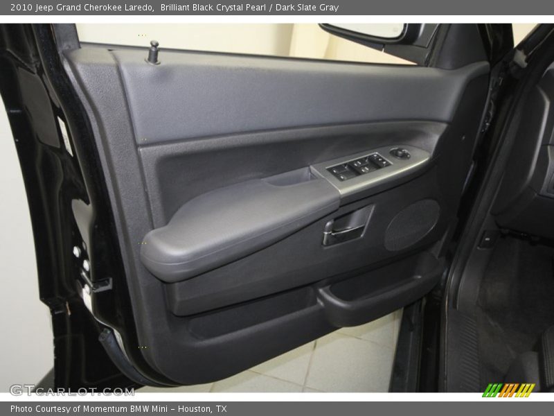 Brilliant Black Crystal Pearl / Dark Slate Gray 2010 Jeep Grand Cherokee Laredo