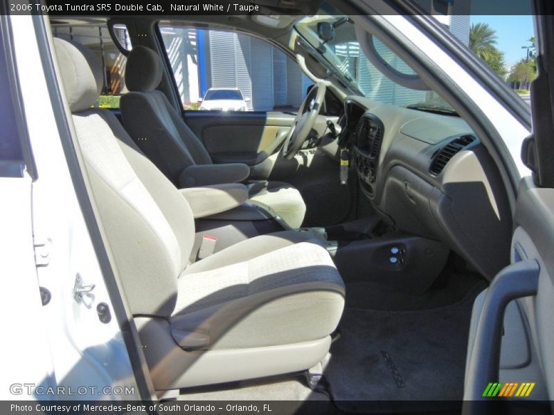 Natural White / Taupe 2006 Toyota Tundra SR5 Double Cab