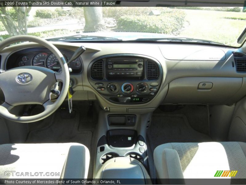 Natural White / Taupe 2006 Toyota Tundra SR5 Double Cab