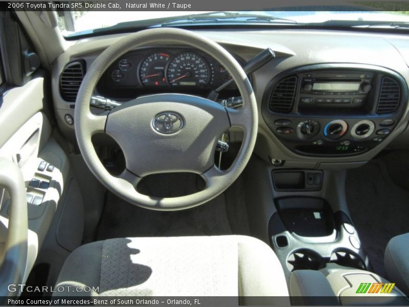 Natural White / Taupe 2006 Toyota Tundra SR5 Double Cab