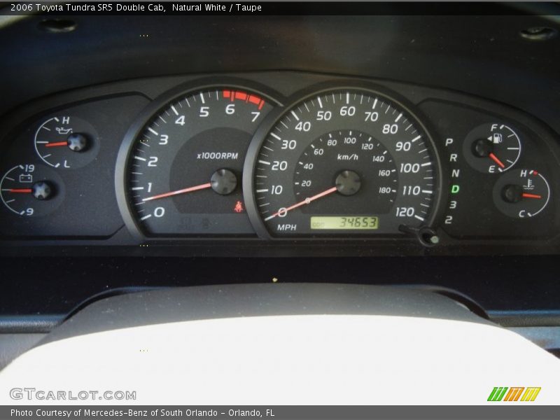 Natural White / Taupe 2006 Toyota Tundra SR5 Double Cab