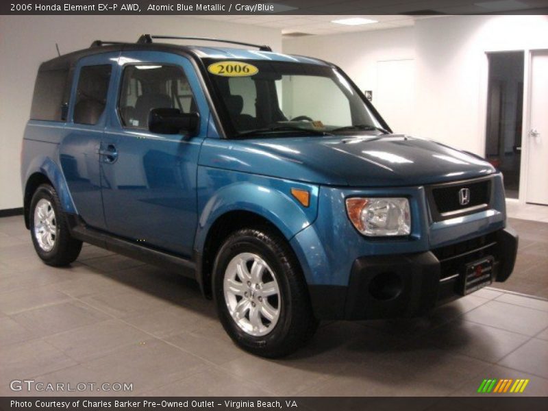 Atomic Blue Metallic / Gray/Blue 2006 Honda Element EX-P AWD