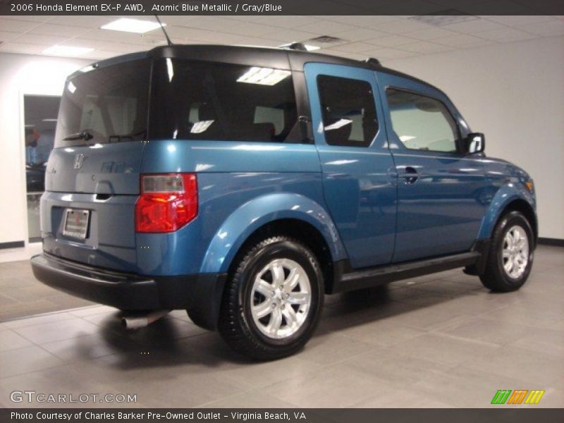 Atomic Blue Metallic / Gray/Blue 2006 Honda Element EX-P AWD