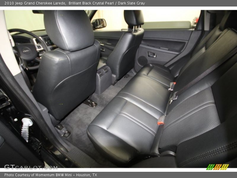 Brilliant Black Crystal Pearl / Dark Slate Gray 2010 Jeep Grand Cherokee Laredo
