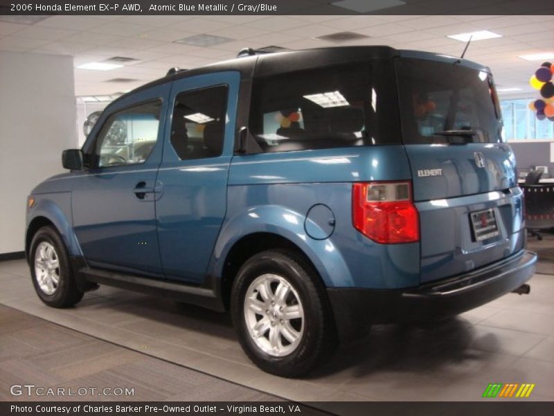 Atomic Blue Metallic / Gray/Blue 2006 Honda Element EX-P AWD